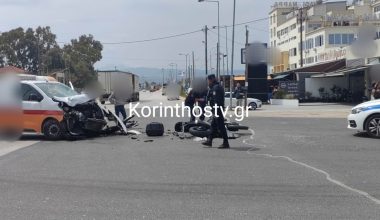 Τραγωδία στην Κόρινθο: Ξεψύχησε ο 68χρονος μοτοσικλετιστής που συγκρούστηκε με βανάκι