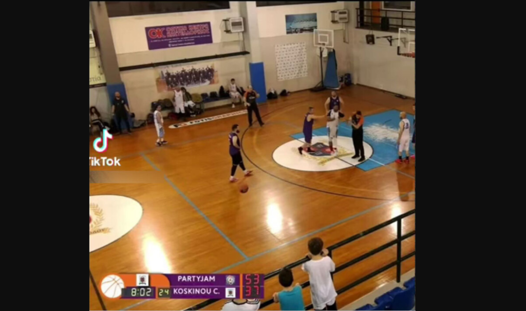 Άγρια επίθεση μπασκετμπολίστα ερασιτεχνικού πρωταθλήματος σε διαιτητή στη Ρόδο – Δείτε βίντεο