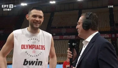 Κ.Παπανικολάου: Ορεξάτος ο αρχηγός του Ολυμπιακού μετά τη νίκη επί του Άρη – «Ρε Βαγγέλη πάρε μια ανάσα» (βίντεο)