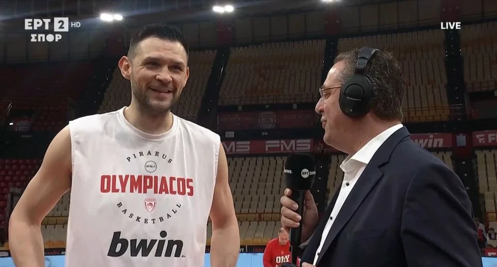 Κ.Παπανικολάου: Ορεξάτος ο αρχηγός του Ολυμπιακού μετά τη νίκη επί του Άρη – «Ρε Βαγγέλη πάρε μια ανάσα» (βίντεο)