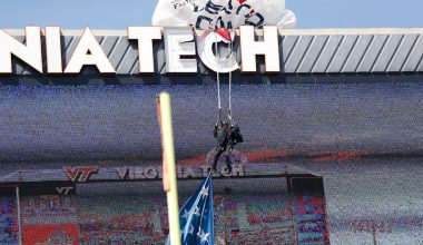 Βίντεο: Η στιγμή που αλεξιπτωτιστής προσκρούει στον ηλεκτρονικό πίνακα γηπέδου στις ΗΠΑ