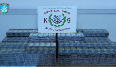 Συνελήφθη Τούρκος για εισαγωγή λαθραίων τσιγάρων: Τα εντόπισε σκύλος της K-9 στην Ηγουμενίτσα – Δείτε φωτογραφίες