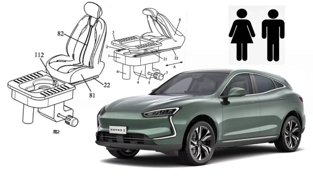 Η Κίνα δεν κάνει «πλάκα»: Σχεδιάζει τουαλέτα στο κάθισμα του συνοδηγού (φώτο)