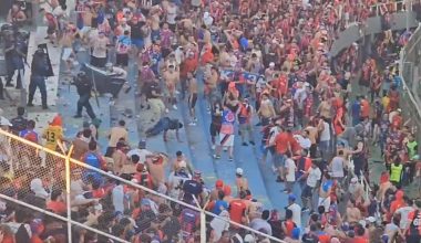 Eικόνες πολέμου στο μεγάλο ντέρμπι της Παραγουάης: Πρωτοφανείς συγκρούσεις οπαδών των δύο ομάδων (βίντεο)