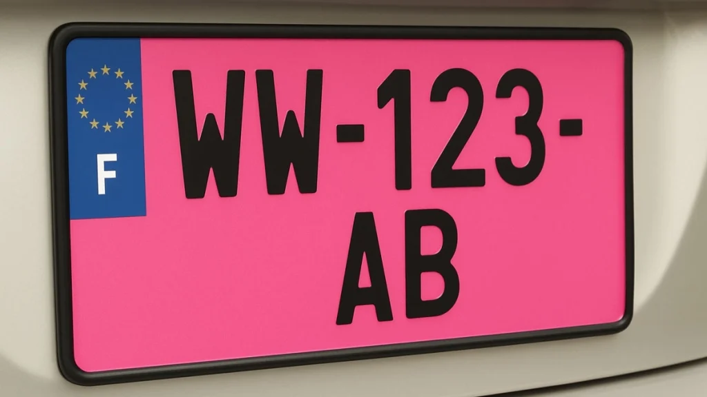 Ροζ πινακίδες κυκλοφορίας! – Τι σημαίνουν