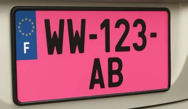 Ροζ πινακίδες κυκλοφορίας! – Τι σημαίνουν
