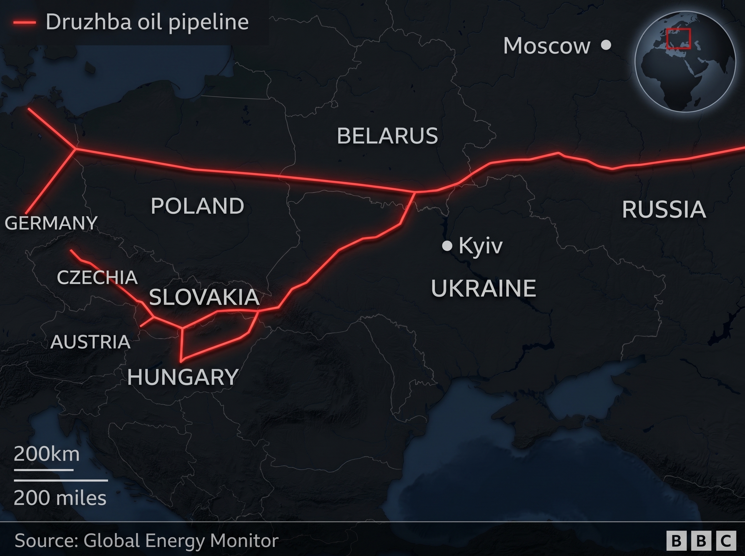 «Βόμβα» από  Μόσχα: Διακόπτει την παροχή πετρελαίου στην Γερμανία μέσω του αγωγού Druzhba!
