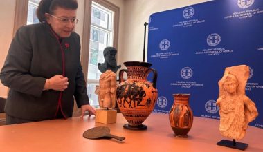 Πέντε αρχαία έργα τέχνης επέστρεψαν στην Ελλάδα – Βρίσκονταν στην κατοχή της οικογένειας Richard και Mary L. Gray