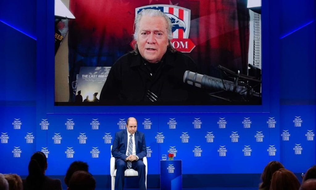 Στ.Μπάνον: «Υπερδύναμη στη θάλασσα η Ελλάδα – Θα έχει κομβικό ρόλο στις επόμενες δεκαετίες»