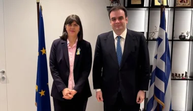 Κ.Πιερρακάκης: Η συνάντηση με τη Λ.Κοβέσι – «Επικεντρωθήκαμε στην πρόοδο του εκσυγχρονισμού των τελωνείων»