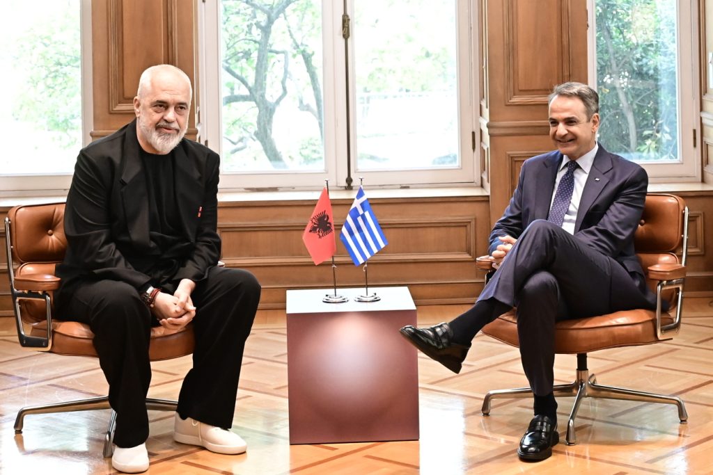 Κ.Μητσοτάκης: Ο Έλληνας πρωθυπουργός συναντήθηκε με τον Έντι Ράμα – Τι δήλωσαν οι δύο ηγέτες