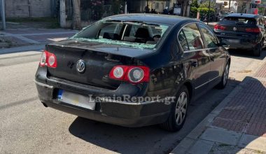 Σοβαρό τροχαίο στη Λαμία: Από την σύγκρουση μοτοσικλετιστής βρέθηκε στο πίσω μέρος αυτοκινήτου