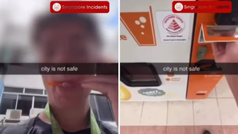 Μπελάδες για 18χρονο Γάλλο στη Σιγκαπούρη: Έγλειψε καλαμάκι και το ξανάβαλε στον αυτόματο πωλητή (βίντεο)