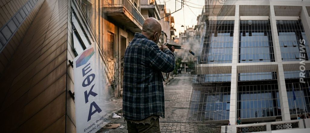 5 τραυματίες από πυροβολισμούς ένοπλου ρακοσυλλέκτη στον ΕΦΚΑ Κεραμεικού & στο Ειρηνοδικείο! (upd)