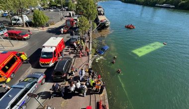 Γαλλία: Εκπαιδευόμενος οδηγός έριξε λεωφορείο στον ποταμό Σηκουάνα (βίντεο)
