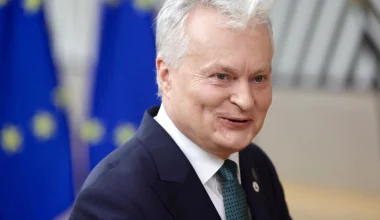 Πρόεδρος Λιθουανίας: Υπέρ της συμμετοχής της χώρας σε διεθνή συνασπισμό υπό τις ΗΠΑ για τα Στενά του Ορμούζ