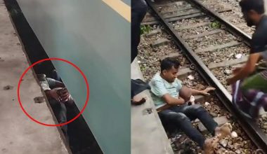 Βρέφος έπεσε στις ράγες τρένου στο Μπαγκλαντές: Πώς το κάλυψε με το σώμα του ο πατέρας και το έσωσε (βίντεο)