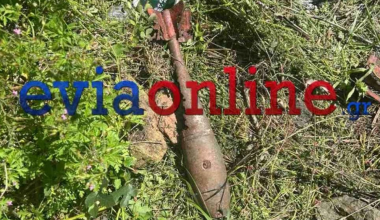 Βρέθηκαν δύο ρουκέτες μέσα σε οικόπεδο στην Εύβοια (φώτο)