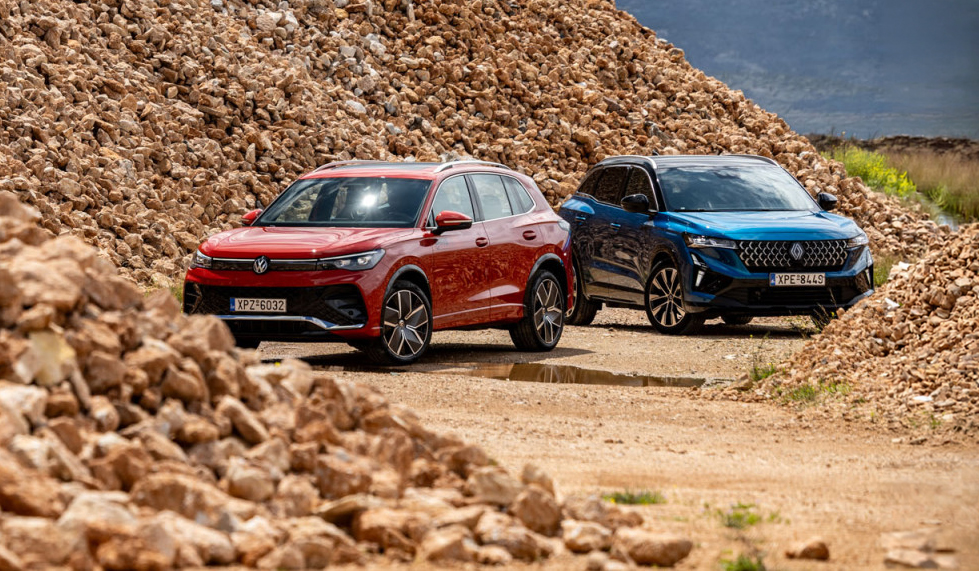 Συγκρίνουμε τα νέα Renault Austral Hybrid και Volkswagen Tiguan 1.5 eTSI