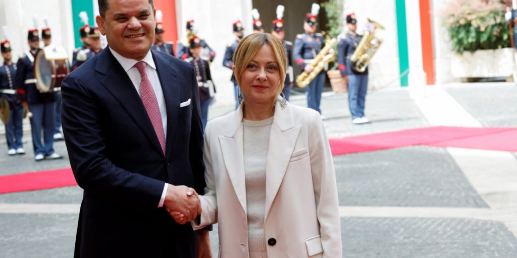 Η Τζόρτζια Μελόνι συναντήθηκε με τον πρωθυπουργό της κυβέρνησης της Δυτικής Λιβύης
