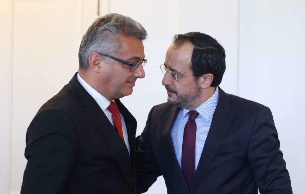 Συνάντηση Ν.Χριστοδουλίδη με τον Τουφάν Έρχιουρμαν: Τα τέσσερα ζητήματα στα οποία συμφώνησαν