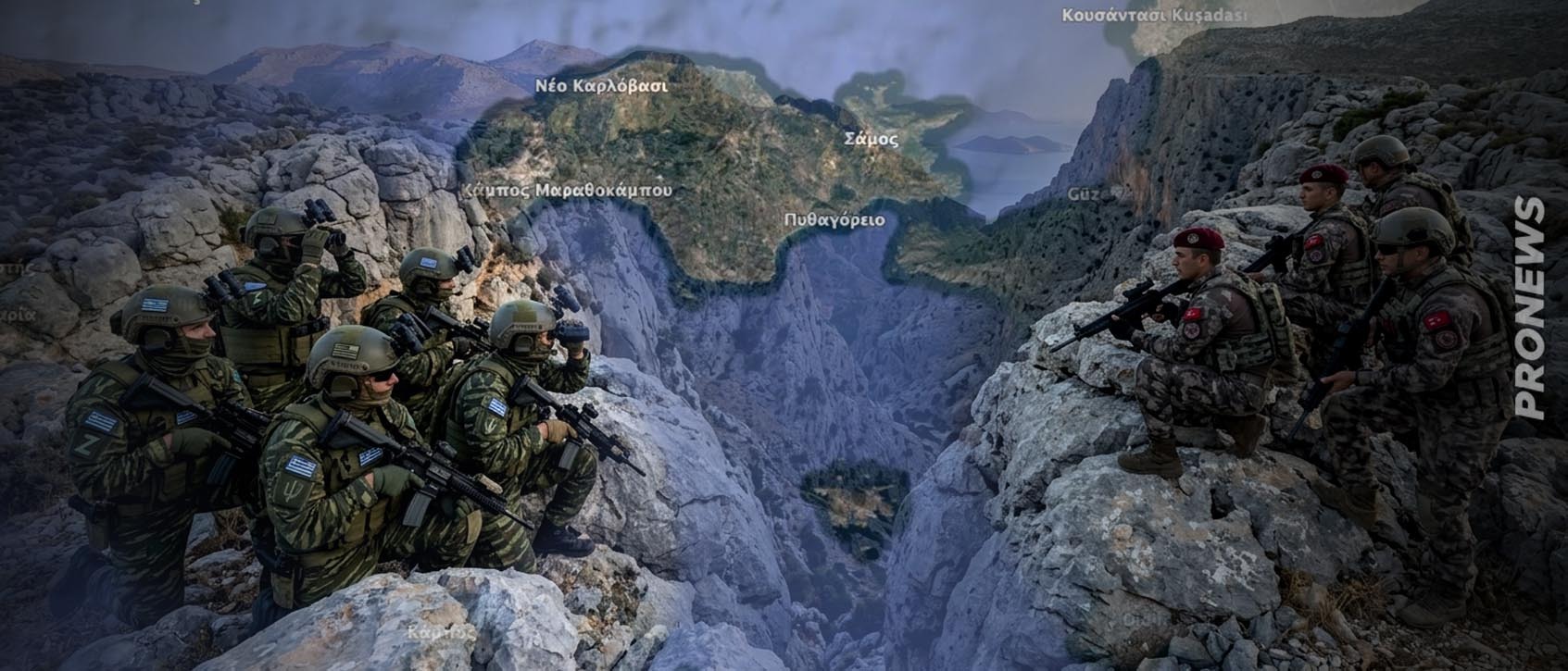 Ένοπλη αντιπαράθεση στο στενό της Σάμου: Απέναντι στους Τούρκους καταδρομείς εκατοντάδες Ελληνόπουλα πήραν τον «πράσινο μπερέ»