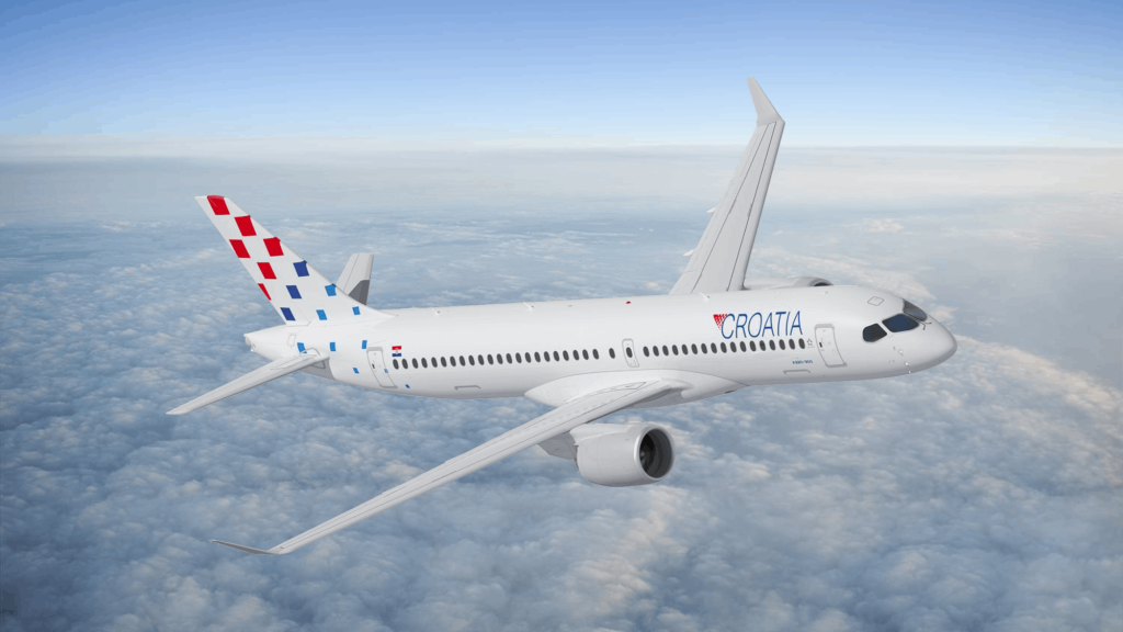 Βίντεο: Η στιγμή που Αirbus A220-300 της Croatia Airlines με 130 επιβάτες «γλιστρά» στο διάδρομο προσγείωσης