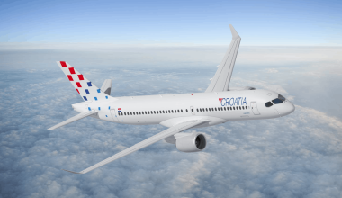 Βίντεο: Η στιγμή που Αirbus A220-300 της Croatia Airlines με 130 επιβάτες «γλιστρά» στο διάδρομο προσγείωσης