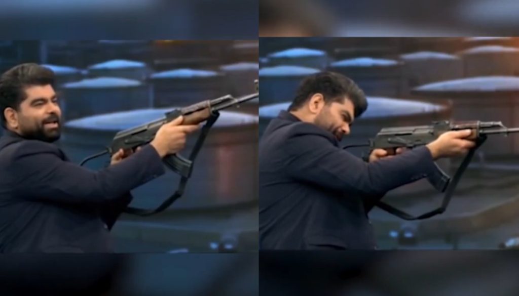 Βίντεο: Ιρανός παρουσιαστής πυροβολεί σημαία των ΗΑΕ σε ζωντανή μετάδοση