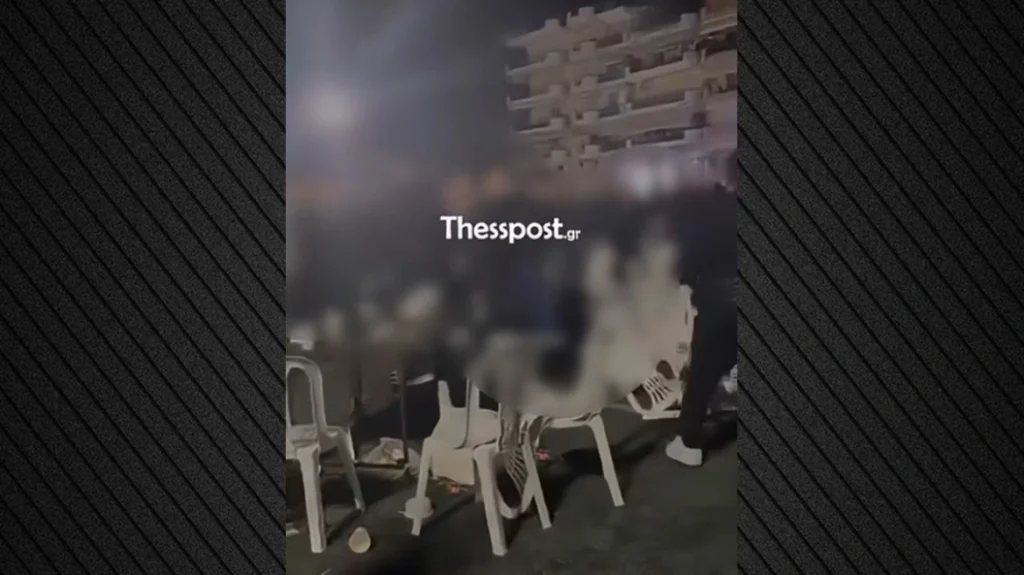 Θεσσαλονίκη: Bίντεο ντοκουμέντο από την άγρια συμπλοκή σε ποντιακό γλέντι – «Εκτοξεύονταν» καρέκλες και αντικείμενα