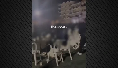 Θεσσαλονίκη: Bίντεο ντοκουμέντο από την άγρια συμπλοκή σε ποντιακό γλέντι – «Εκτοξεύονταν» καρέκλες και αντικείμενα