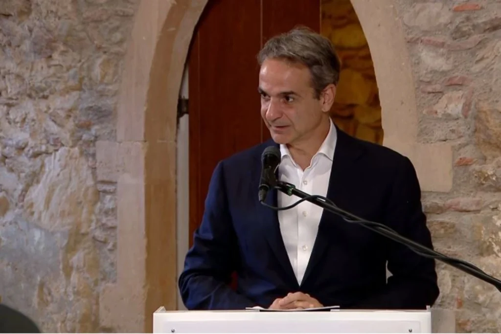 Η ομιλία του Κυριάκου Μητσοτάκη στο Παλάτι των Δεσποτών στον Μυστρά