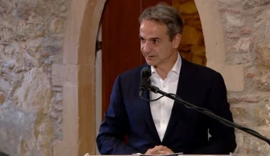 Η ομιλία του Κυριάκου Μητσοτάκη στο Παλάτι των Δεσποτών στον Μυστρά
