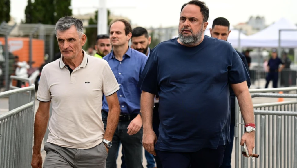 Βαγγέλης Μαρινάκης και Χ.Μεντιλίμπαρ πήγαν μαζί στο T-Center του Παναθηναϊκού