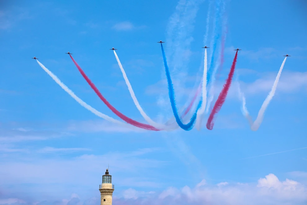 Χανιά: Τα Red Arrows τίμησαν την 85η επέτειο της Μάχης της Κρήτης