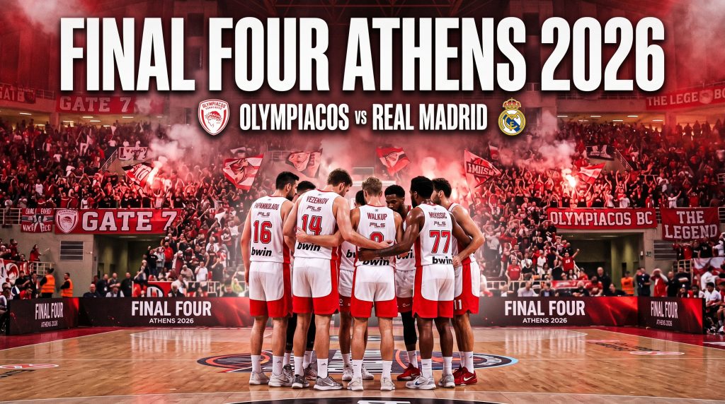 EuroLeague 2026 – Live η σύγκρουση Ολυμπιακού – Ρεάλ για το τρόπαιο