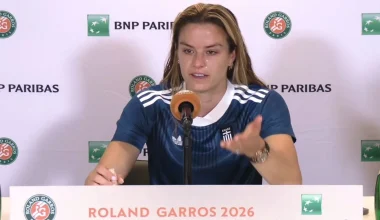 Roland Garros: H Mαρία Σάκκαρη δάκρυσε στη συνέντευξή της όταν μίλησε για την μητέρα της