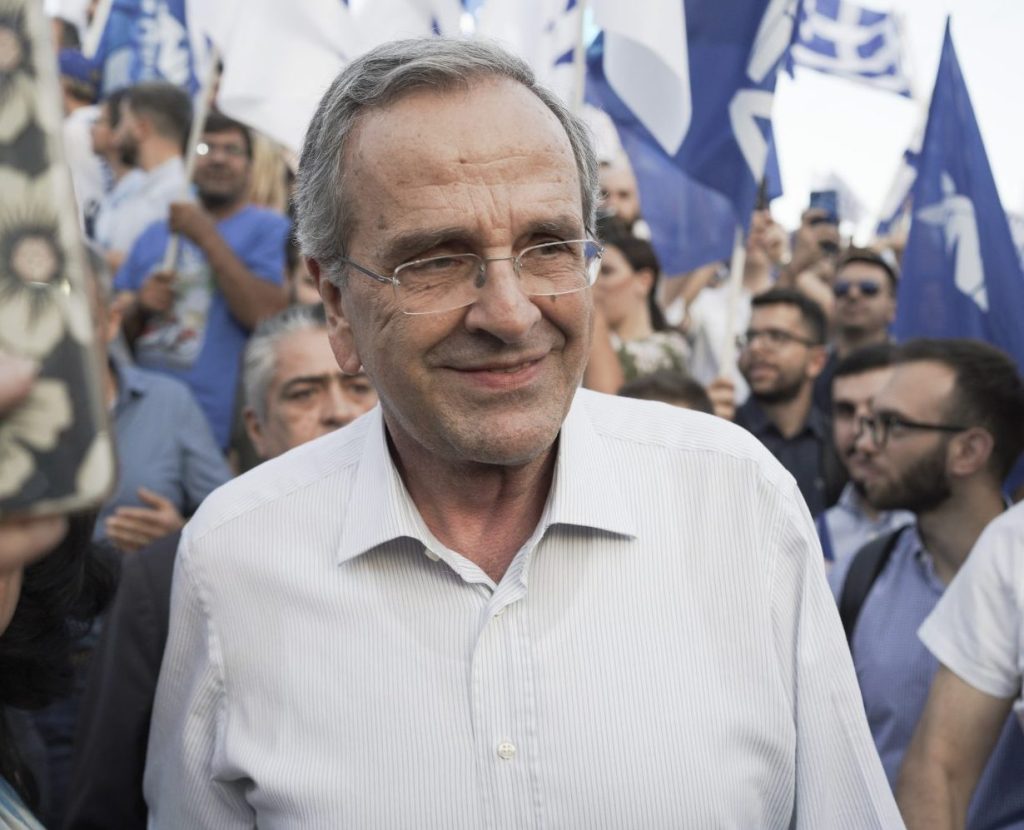 To μειδίαμα του Α.Σαμαρά στην ερώτηση αν θα ανακοινώσει νέο κόμμα