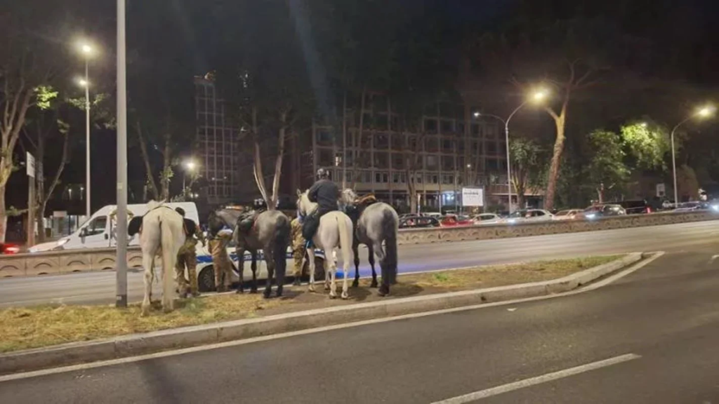 Βίντεο: Άλογα έτρεχαν αφηνιασμένα σε λεωφόρο της Ρώμης – Τουλάχιστον πέντε τραυματίες