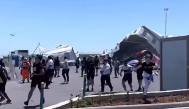 Τρόμος στο Λάκκωμα Θεσσαλονίκης: Μίνι ανεμοστρόβιλος προκάλεσε χαμό σε πίστα karting – Δείτε βίντεο