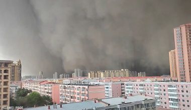 Απόκοσμες σκηνές στην Κίνα: Τεράστιο «τείχος» σκόνης «σκέπασε» την πόλη Χαρμπίν από αμμοθύελα (βίντεο)