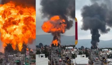 Bίντεο: Κολοσσιαία έκρηξη βυτιοφόρων LPG των καρτέλ στην Πουέμπλα του Μεξικού