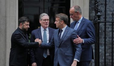 Στο Λονδίνο Β.Ζελένσκι, Ε.Μακρόν και Φ.Μερτς: Θα συναντηθούν με τον Κ.Στάρμερ