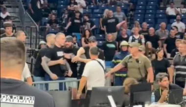 Άγρια επεισόδια πριν τον αγώνα Παρτίζαν – Ντουμπάι BC στο Βελιγράδι: Σέρβοι οπαδοί «εισέβαλαν» στο γήπεδο! (βίντεο)