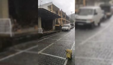 Βίντεο: Σφοδρή χαλαζόπτωση στη Θήβα μέσα στον Ιούνιο