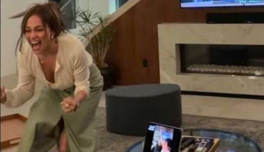 Ξέσπασε σε πανηγυρισμούς η Τζένιφερ Λόπεζ μετά την κατάκτηση του πρωταθλήματος από τους New York Knicks (βίντεο)
