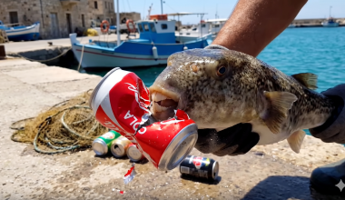 Σοκαριστικό βίντεο: Λαγοκέφαλος κόβει κουτάκι αναψυκτικού σαν να είναι χαρτί