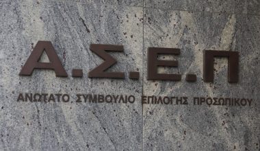 ΑΣΕΠ: Αναρτήθηκαν οι προσωρινοί πίνακες για 2.628 θέσεις στο Δημόσιο