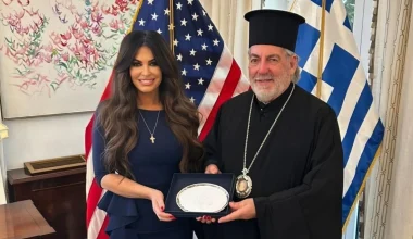 Με τον Αρχιεπίσκοπο Μεγάλης Βρετανίας συναντήθηκε η Κ.Γκιλφόιλ (φωτο)