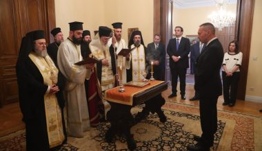 Γ.Στουρνάρας: Ορκίστηκε για τρίτη θητεία στη διοίκηση της Τράπεζας της Ελλάδος (φωτο)